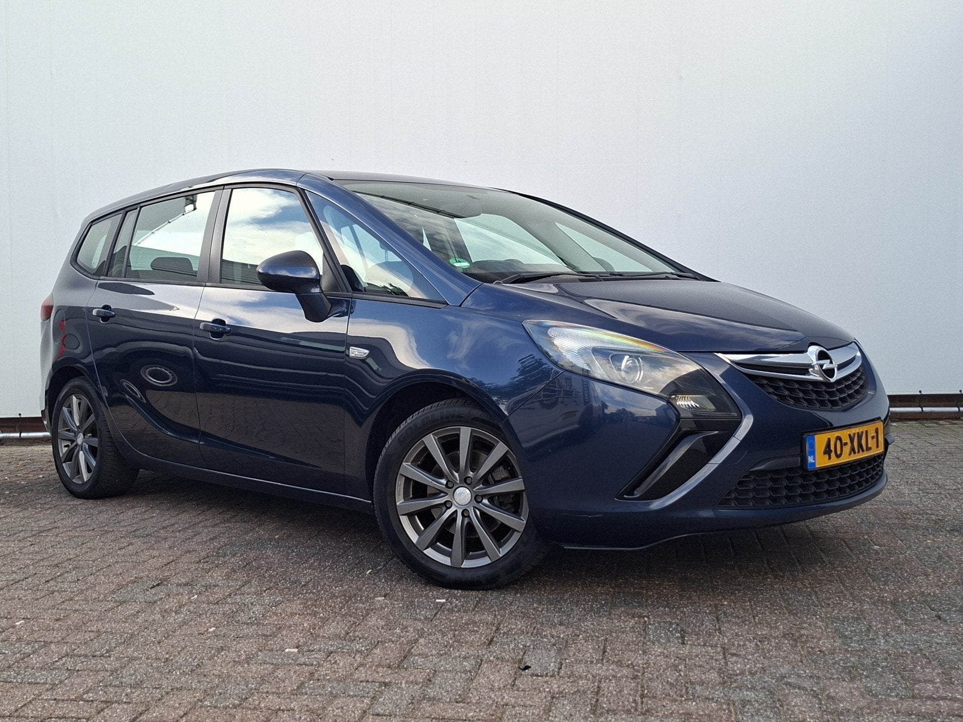 Opel Zafira Tourer 1.4 TURBO 140PK Edition Hoge zit Trekhaak, Auto's, Opel, Euro 5, 4 cilinders, Blauw, Origineel Nederlands
