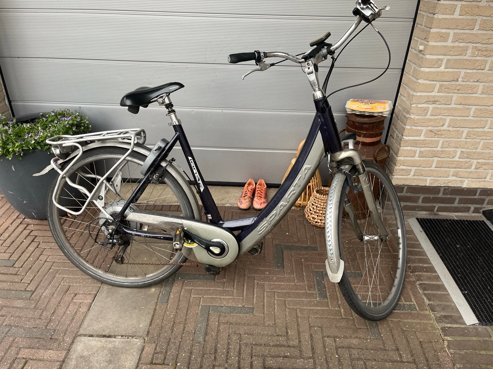 Sparta e-bike met defecte accu, licht en scherm werken, Ophalen, Minder dan 30 km per accu, Sparta, Gebruikt