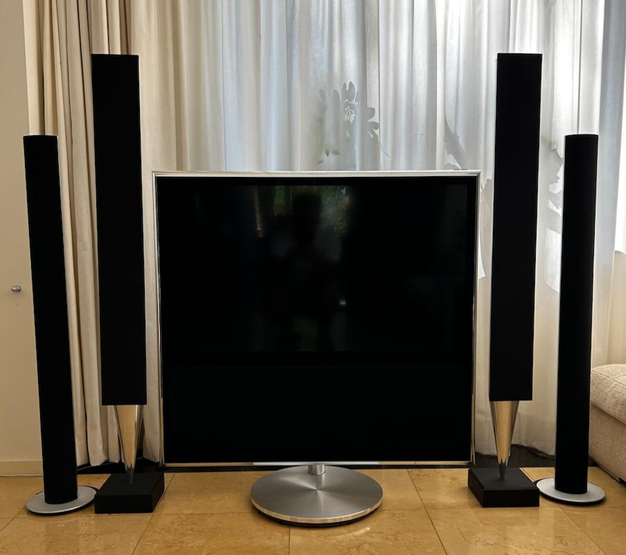 B&O Beovision 14-40 TV / Beolab 8000 / Beolab 6000 speakers, 100 Hz, 100 cm of meer, 4k (UHD), Smart TV