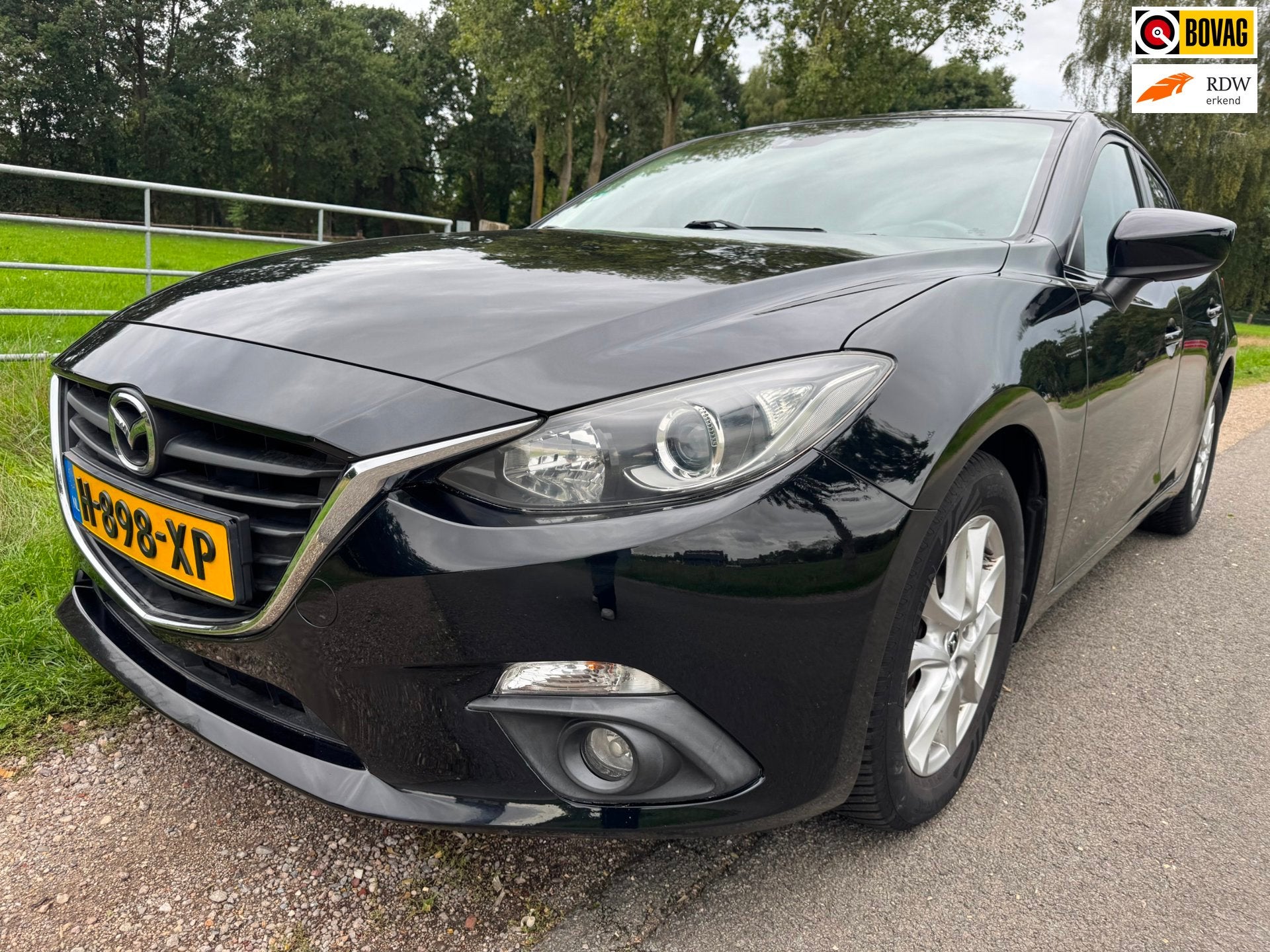 Mazda 3 2.0 TS+ DEALER onderhouden|AUTOMAAT|navi, Stof, Gebruikt, Zwart, 4 cilinders