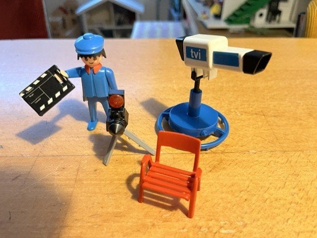 Playmobil - Filmcrew Of Kinderkamer, Kinderen en Baby's, Speelgoed | Playmobil, Ophalen of Verzenden, Zo goed als nieuw, Losse onderdelen