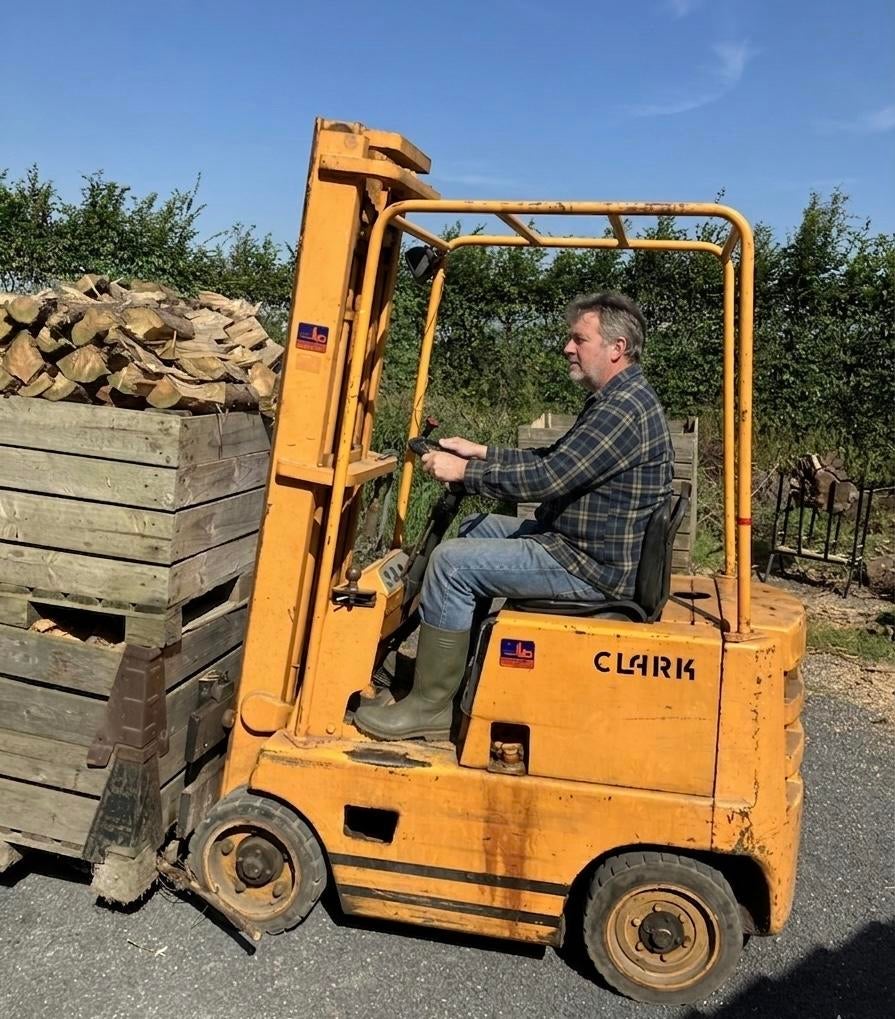 Oldtimer Heftruck Clark - Benzine (Continental 4 cilinder), Zakelijke goederen, Machines en Bouw | Heftrucks en Intern transport