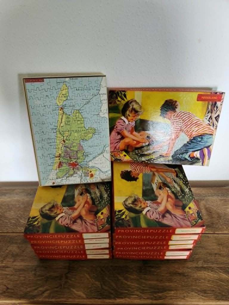 Vintage Provinciepuzzels, Ophalen of Verzenden