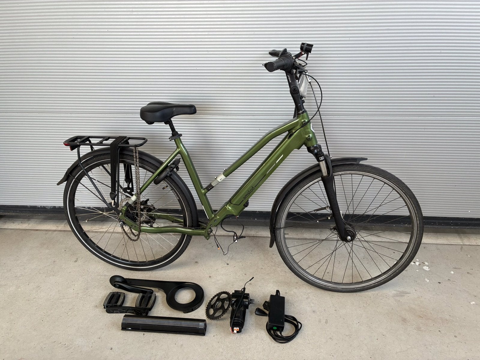 Amslod Dalton schade fiets voor onderdelen, Ophalen, Zo goed als nieuw, Elektrische fiets, Motor