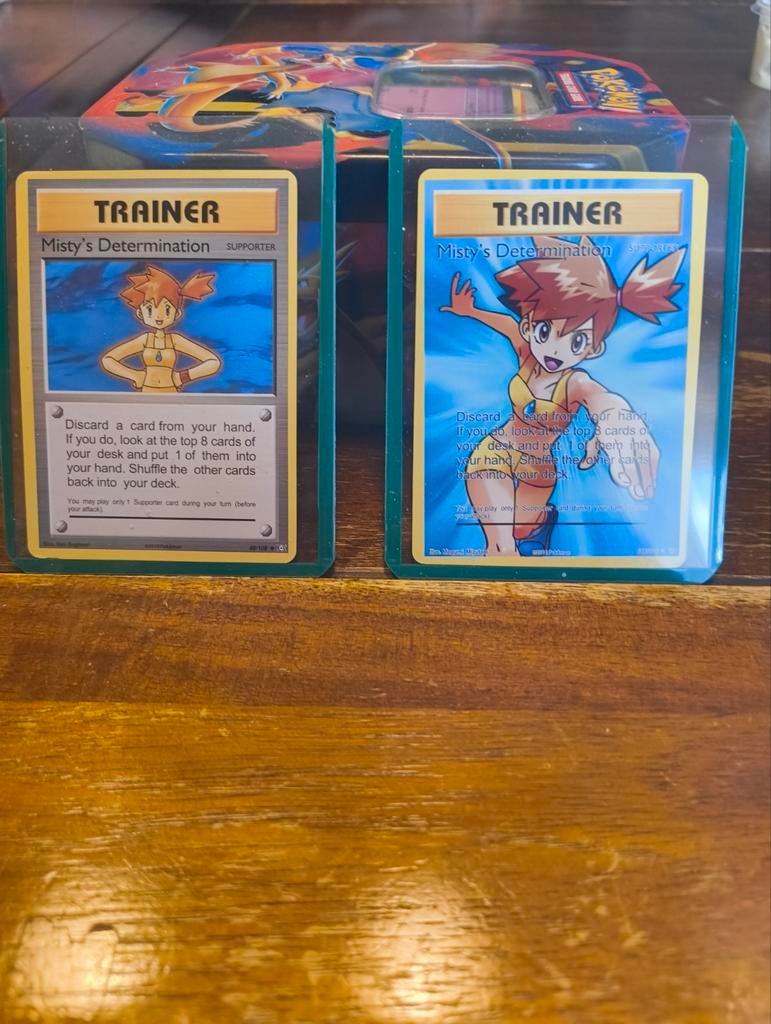 Misty's Determination Trainer Kaarten - Pokemon TCG, Ophalen of Verzenden, Gebruikt, Meerdere kaarten