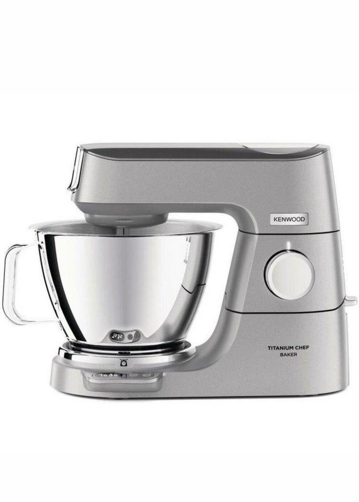 Prachtige nieuwe KENWOOD TITANIUM CHEF BAKER MET WEEGSCHAAL, 4 liter of meer, Ophalen of Verzenden, Nieuw, 3 snelheden of meer