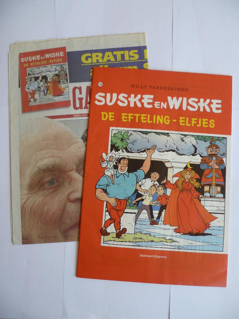SUSKE EN WISKE KRANTUITGAVE"DE EFTELING ELFJES"UIT 2003, Boeken, Stripboeken, Willy Vandersteen, Eén stripboek, Ophalen of Verzenden