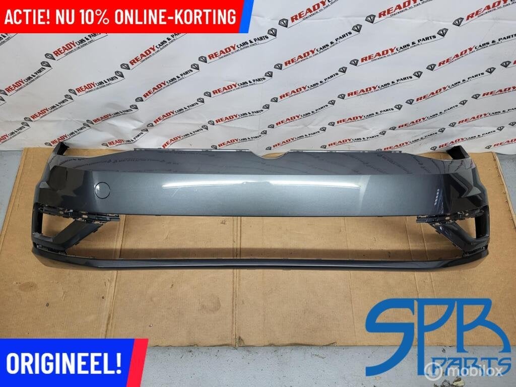 Voorbumper GOLF 7 FACELIFT 7.5 LR7H INDIUM GREY 5G0807221FM