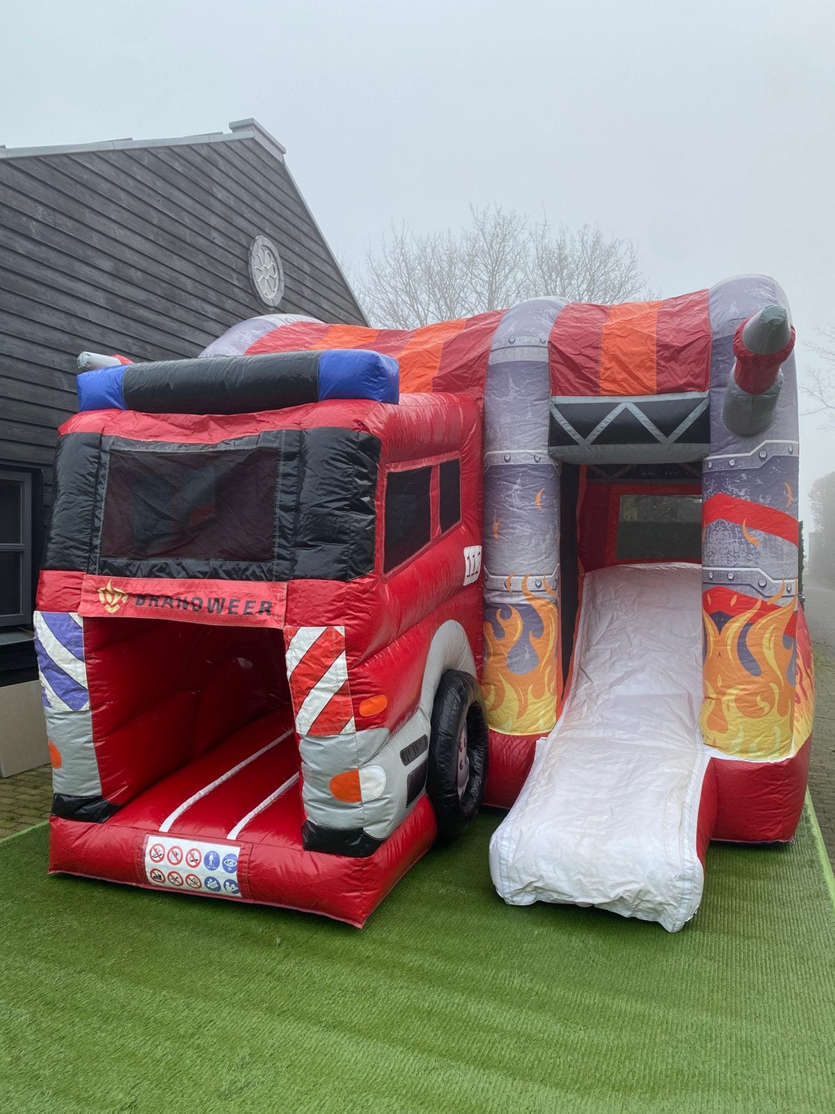 Springkussen te huur thema Brandweer / springkussen huren, Ophalen, Zo goed als nieuw, Overige