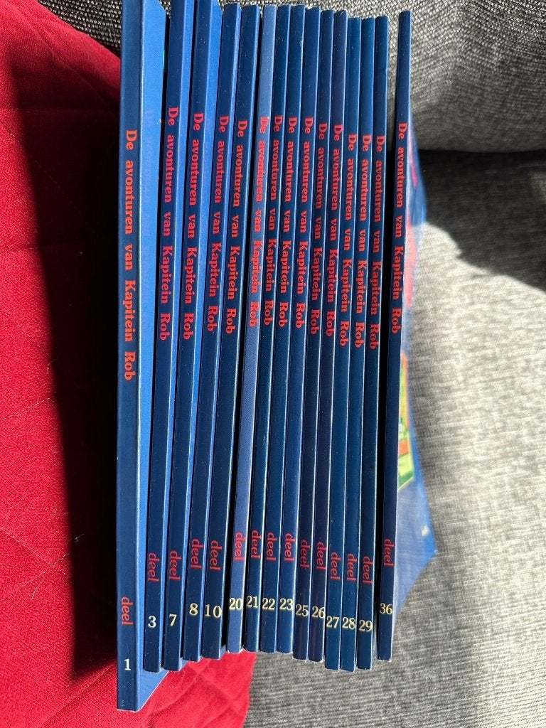 Kapitein Rob, 15 delen, Ophalen of Verzenden, Zo goed als nieuw, Meerdere stripboeken, Pieter Kuhn
