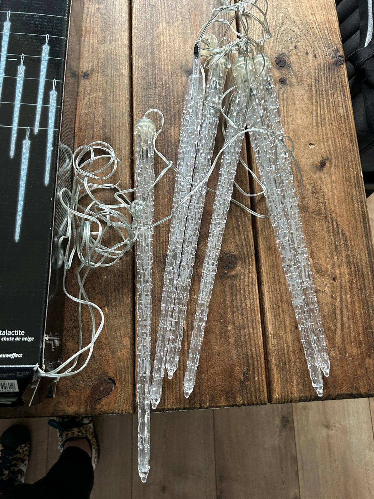 Ijspegels kerstverlichting, Ophalen, Zo goed als nieuw, Netvoeding, Minder dan 50 watt