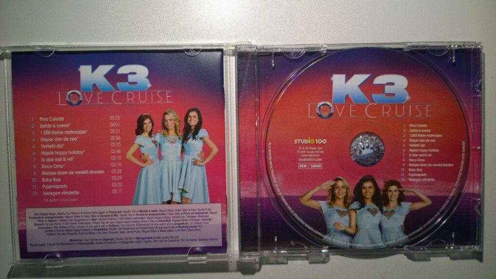 K3 - Love Cruise, 6 tot 9 jaar, Ophalen of Verzenden, Zo goed als nieuw, Muziek