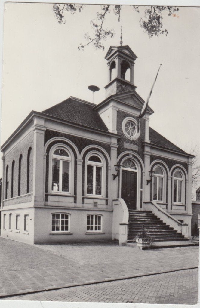 Vlijmen Gemeentehuis 1979 Ongelopen, Verzenden, 1960 tot 1980, Gelopen, Noord-Brabant