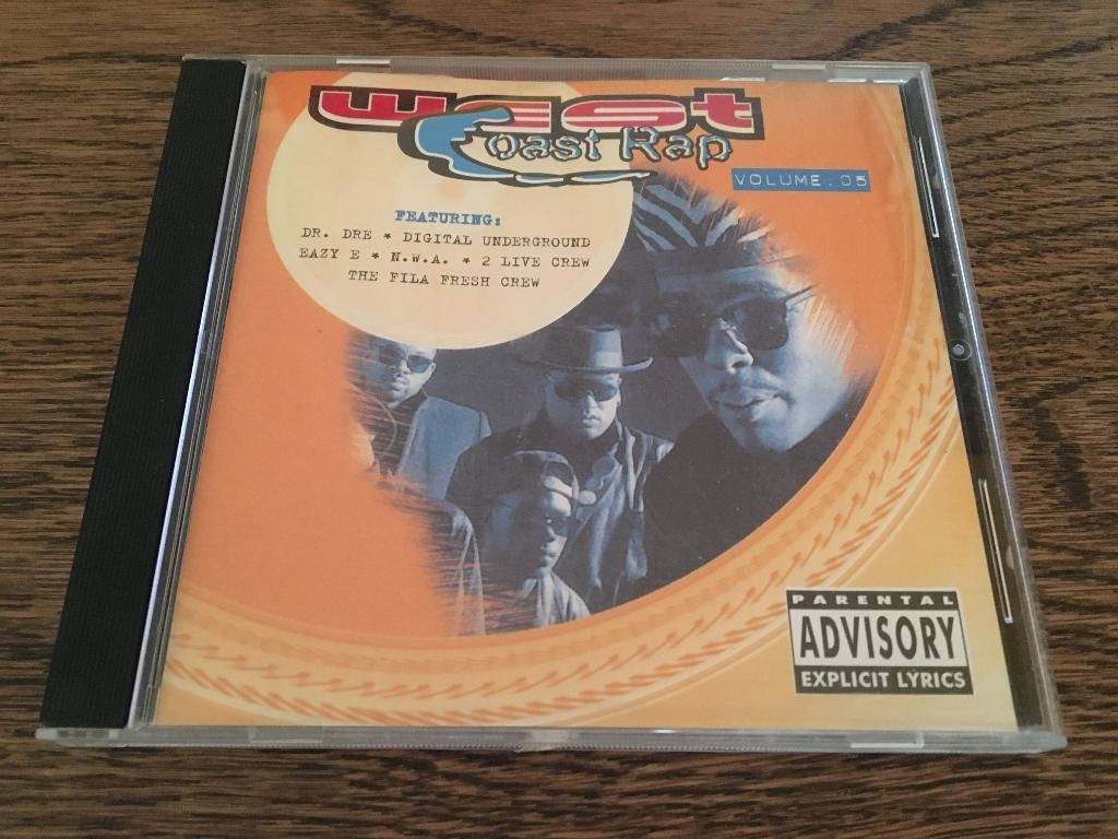 West Coast Rap Volume 05 CD Dr.Dre 2 Live Crew NWA HIP HOP, Cd's en Dvd's, Verzenden, 1985 tot 2000, Gebruikt