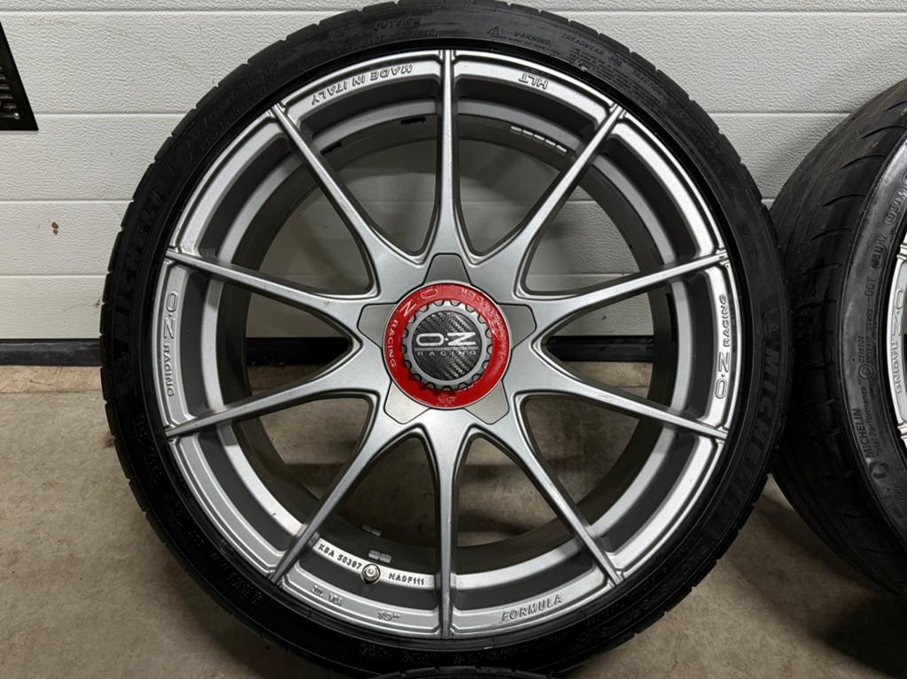 19” INCH OZ RACING FORMULA HLT ZILVER AUDI A3 GOLF GTI 5x112, 19 inch, Velg(en), Nieuw, Ophalen of Verzenden