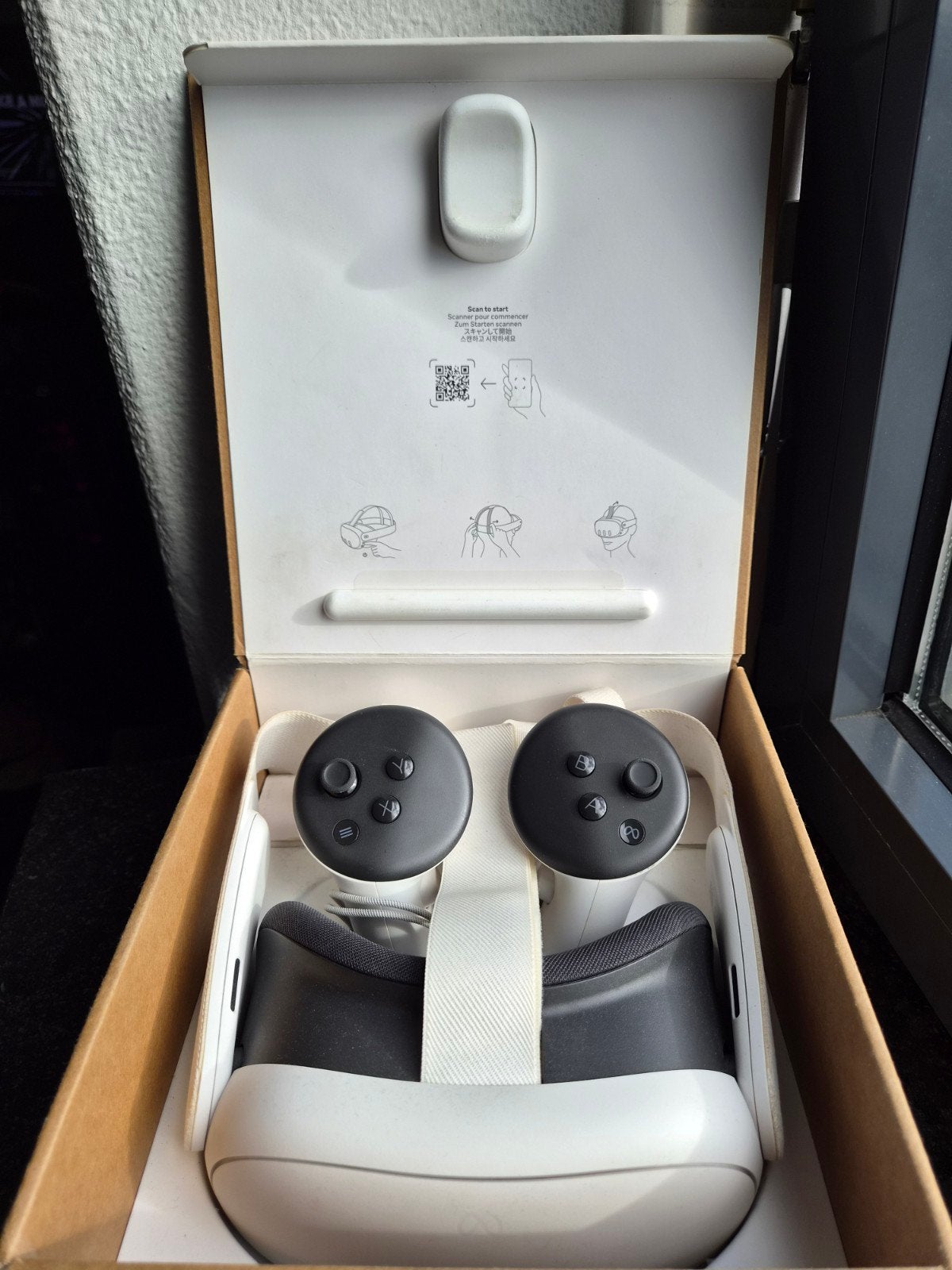 Meta Quest 3 512GB VR-headset, compleet, Ophalen, Zo goed als nieuw, VR-bril, Overige platformen