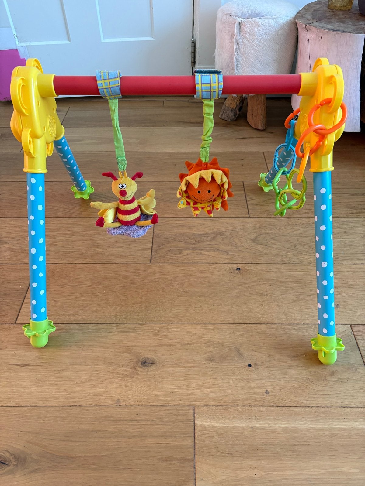 Vrolijke babygym met speeltjes, Ophalen, Gebruikt, Babygym