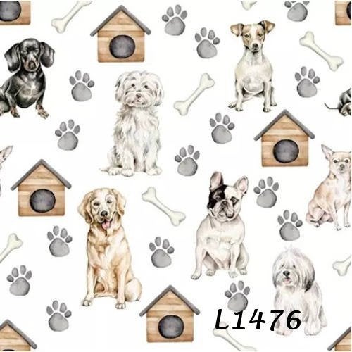 Servetten decoupage/bullet journal - Honden L1476, Verzenden, Nieuw