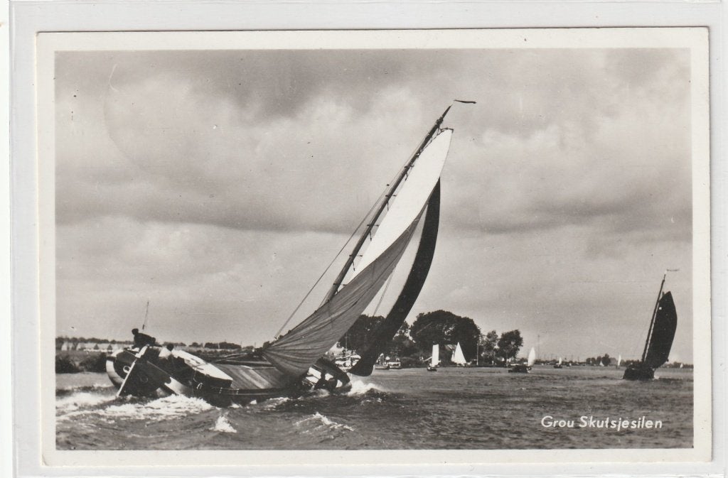 Grouw 2, Ophalen of Verzenden, 1940 tot 1960, Gelopen, Friesland