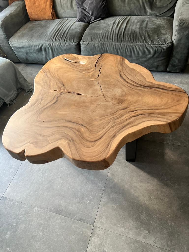 Salontafel suar hout., Ophalen, Zo goed als nieuw, 50 tot 100 cm, Minder dan 50 cm