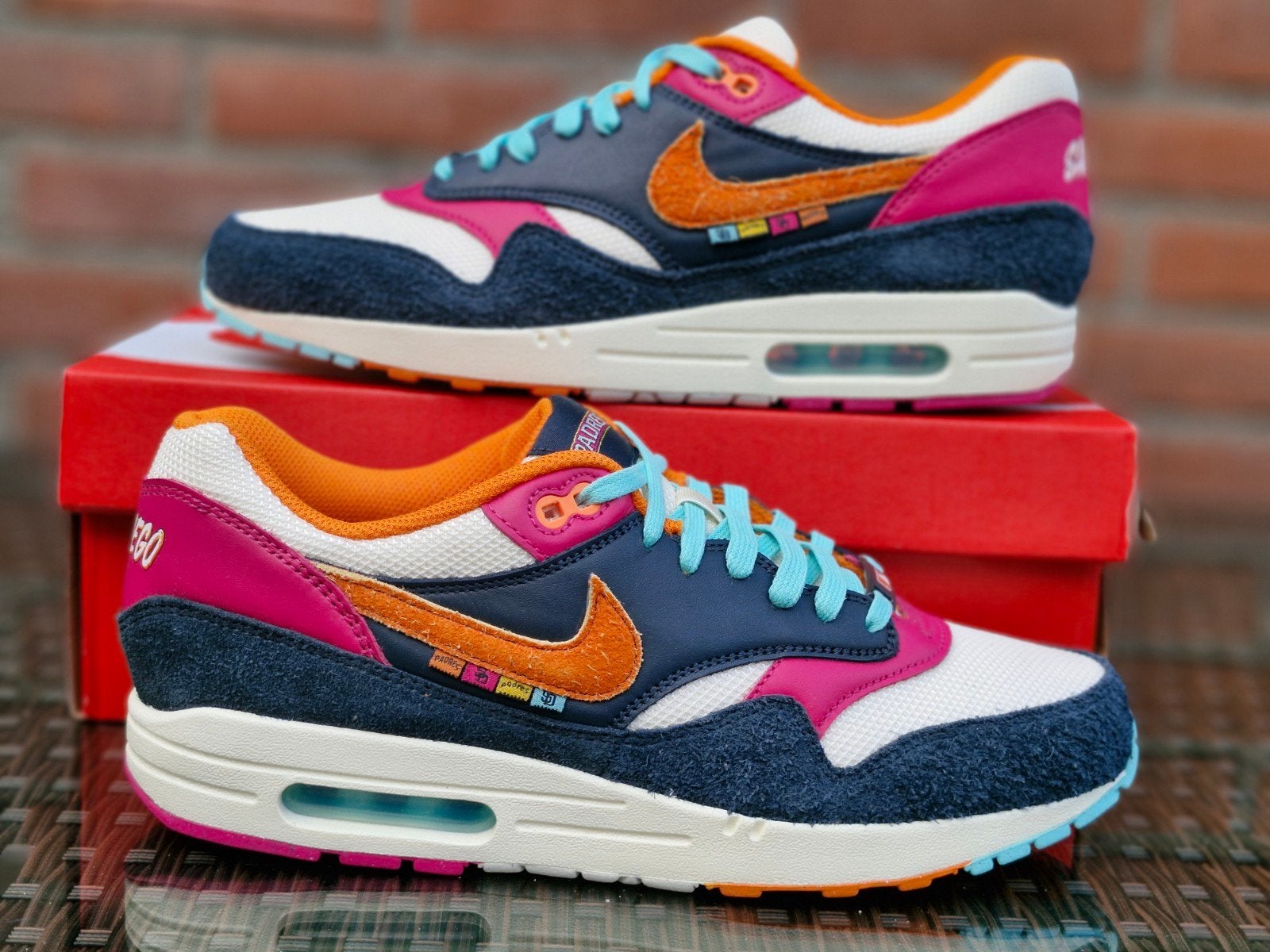 Nike air max 1 Padres 44.5, Overige kleuren, Nike, Nieuw, Ophalen of Verzenden