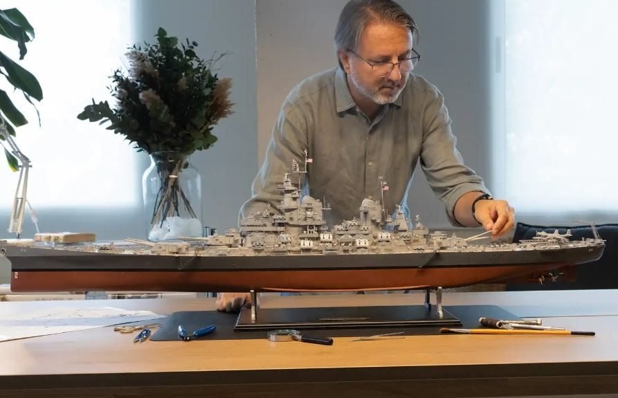 Occre 1:200 Uss Missouri, Info@Model-engineering.nl, Verzenden, Nieuw, Perenmarkt 1 1681 PG Zwaagdijk-Oost