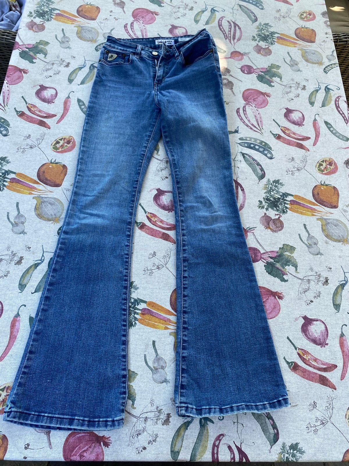 Lois Jeans Raval High Rise Flare W25/L32, Kleding | Dames, Spijkerbroeken en Jeans, Ophalen of Verzenden, Zo goed als nieuw, Blauw