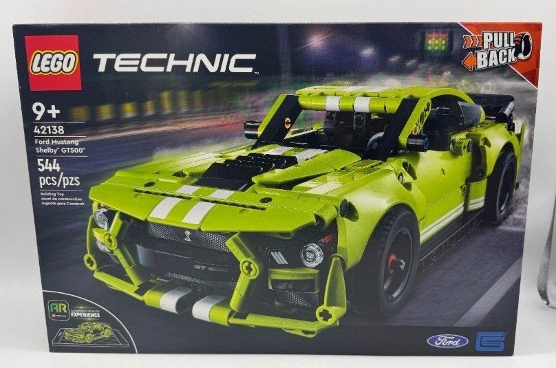 Lego Technic 42138 Ford Mustang Shelby GT500 +doos+boekje(s), Lego, Ophalen of Verzenden, Zo goed als nieuw, Technic