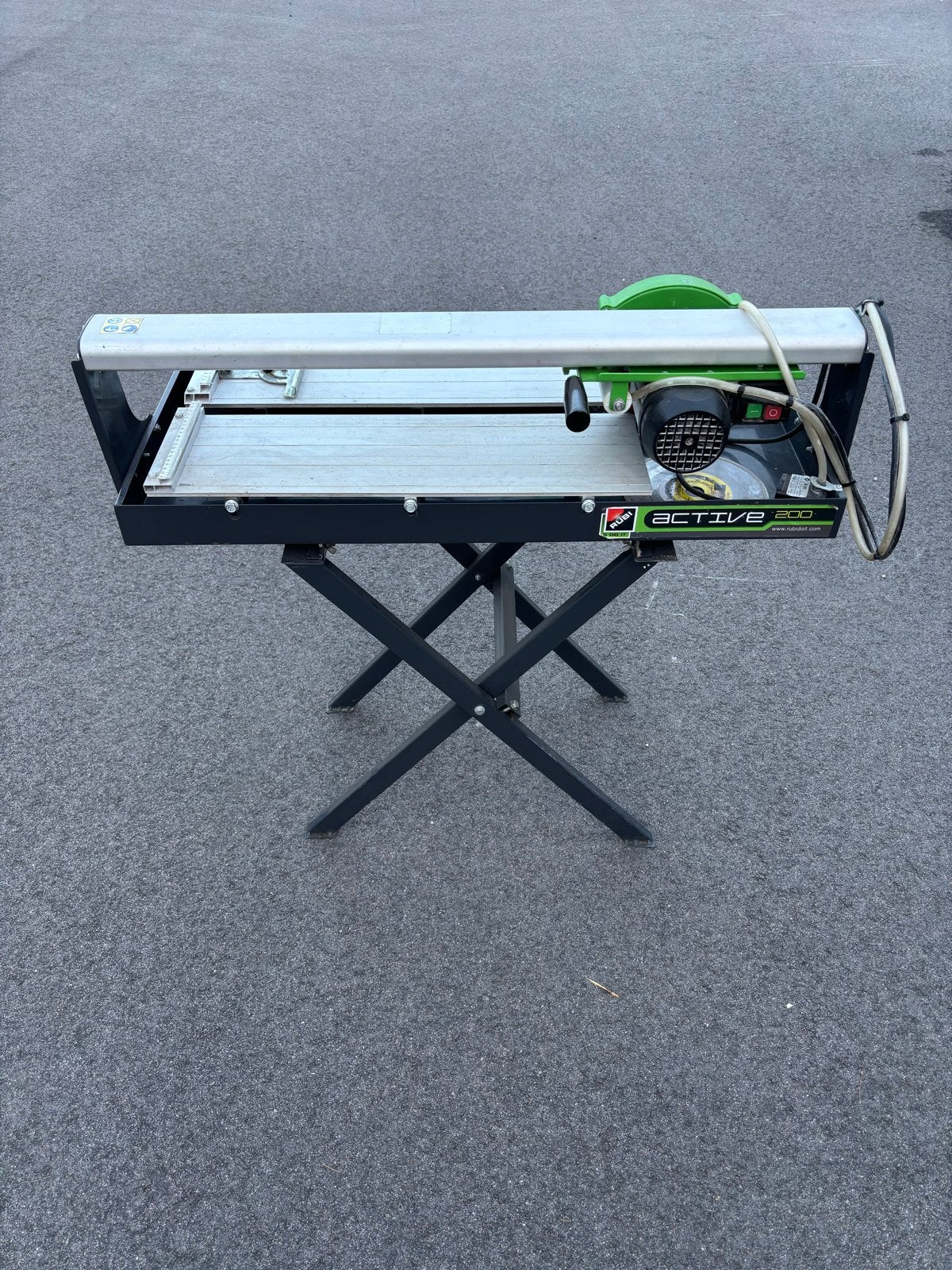 Rubi Active 200 Tegelsnijder, Ophalen, Gebruikt