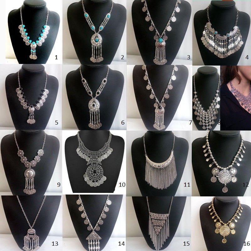 Bohemian Dames Ketting, Verzenden, Nieuw, Overige kleuren, Overige materialen
