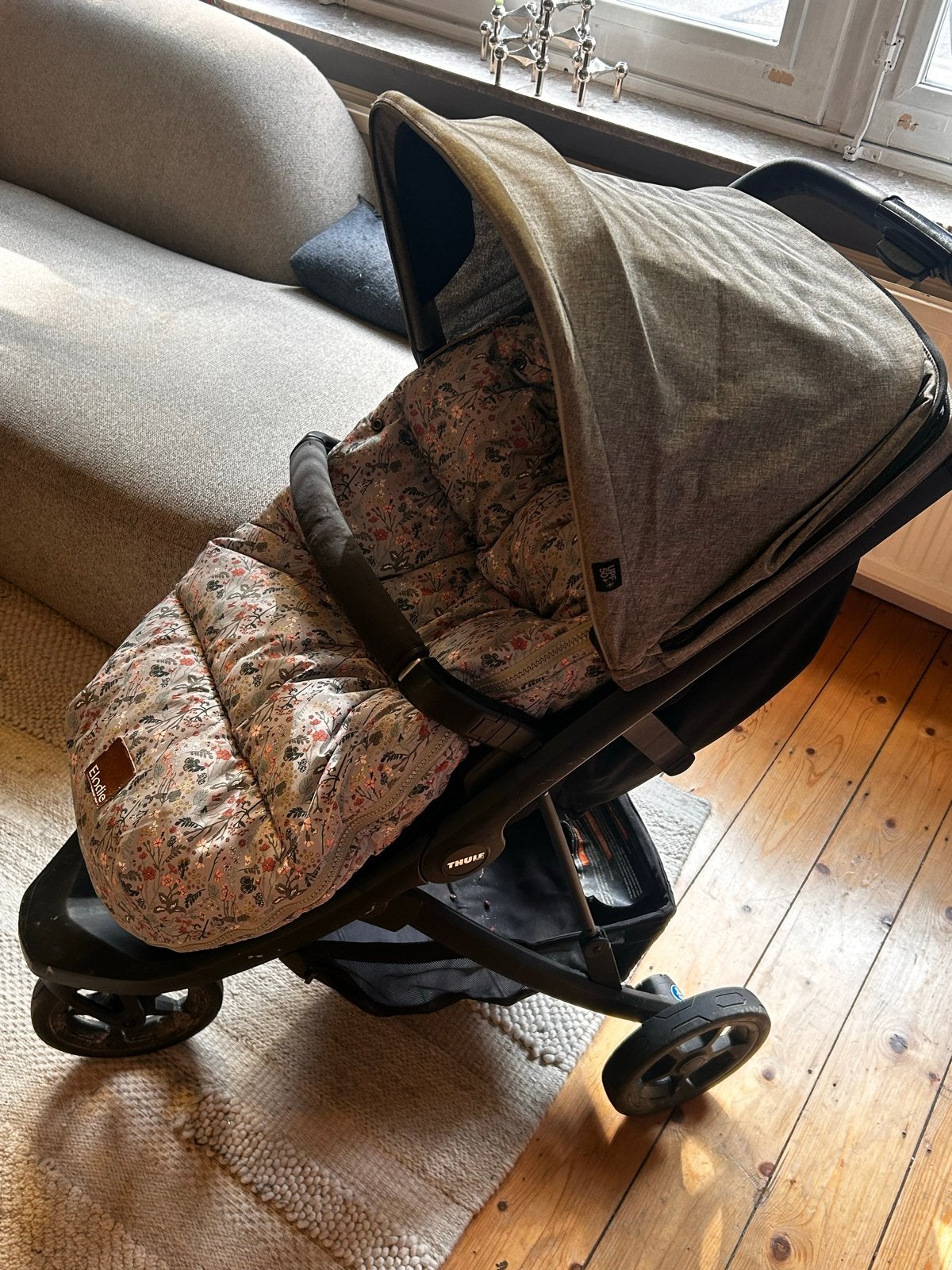 Voetenzak Buggy/Kinderwagen Elodie - Bloemenprint, Ophalen, Zo goed als nieuw, Kinderwagen, Overige merken