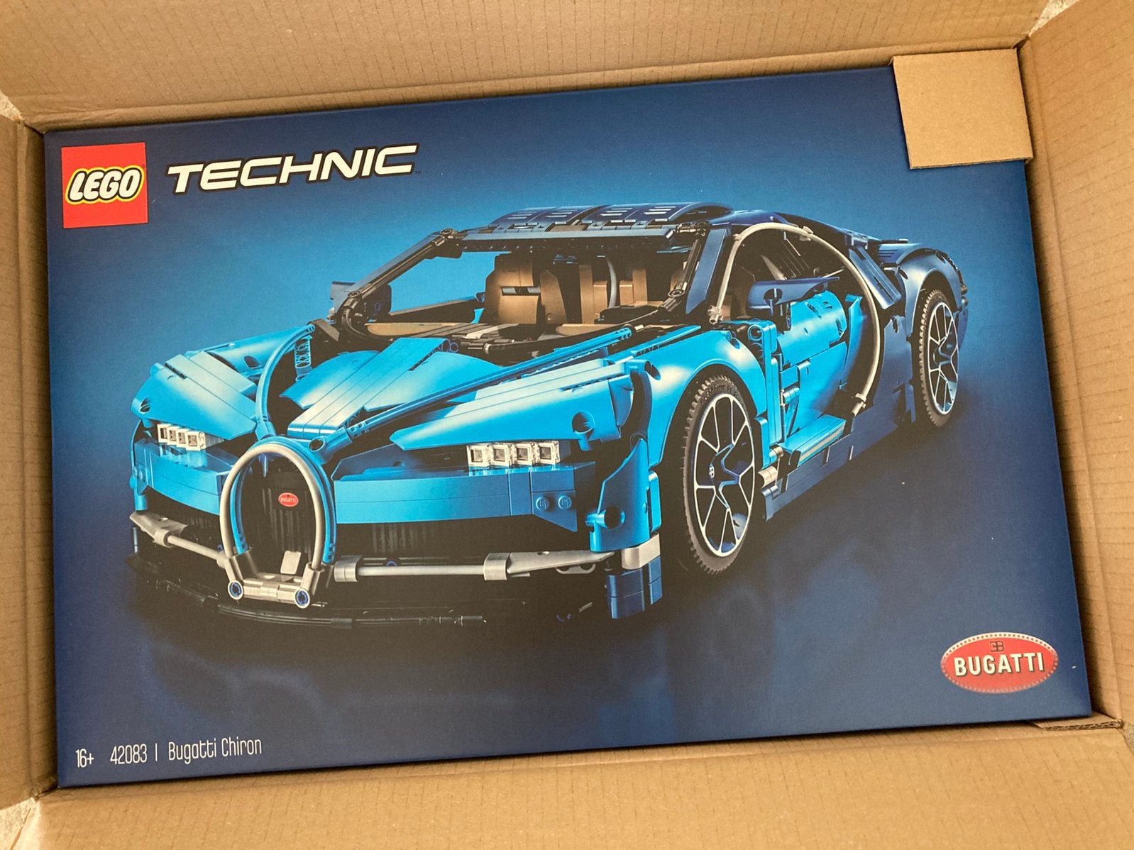 LEGO 42083 Bugatti Chiron (in originele lego verzenddoos), Lego, Nieuw, Ophalen of Verzenden, Technic