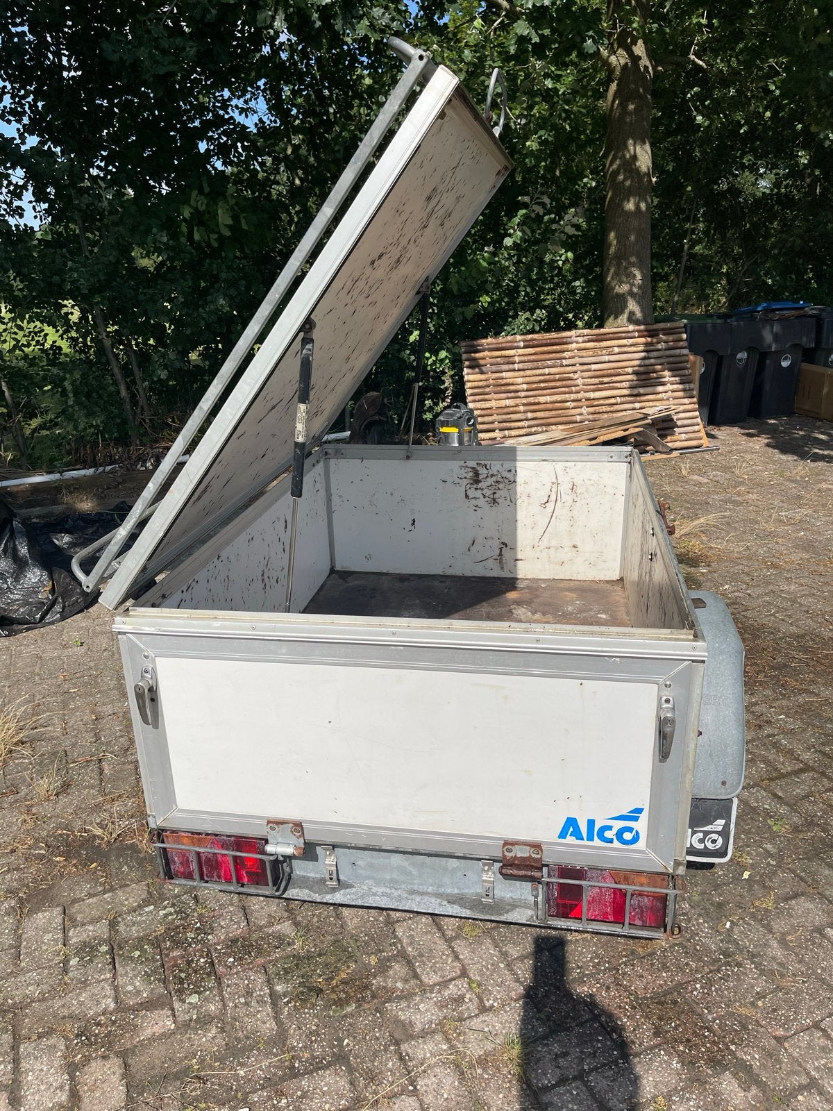 Alco Hapert geremde  aanhangwagen met deksel, Auto diversen, Ophalen, Gebruikt