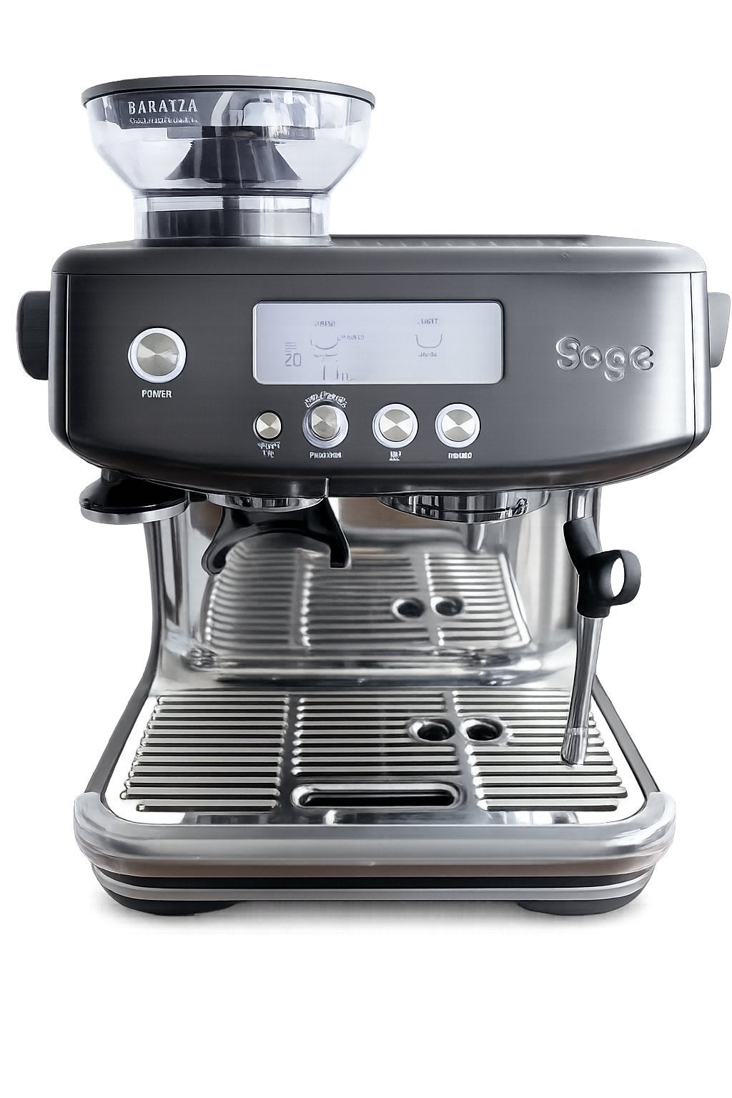 Sage Barista Pro–weinig gebruikt, inclusief alle accesoires., Ophalen, Espresso apparaat, Koffiebonen, Zo goed als nieuw
