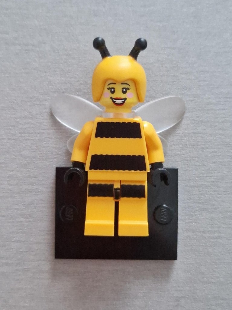 Lego 71001 minifigure beegirl/ Bumblebee zonder honingpot, Lego, Ophalen of Verzenden, Zo goed als nieuw, Minifiguren serie