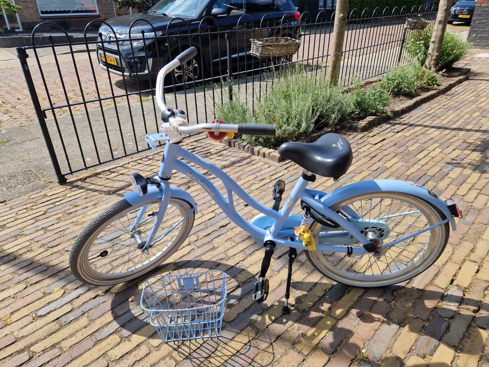 Alpina Ocean meisjesfiets 20 inch lichtblauw, Fietsen en Brommers, Fietsen | Meisjes, Ophalen, Gebruikt