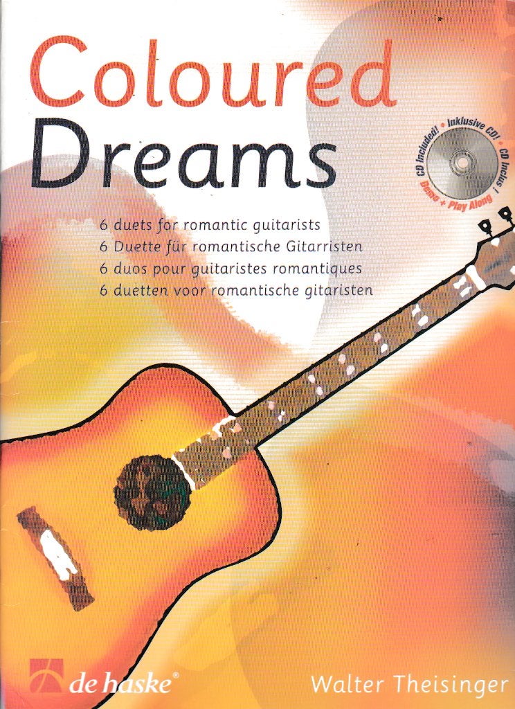 Coloured Dreams 6 Duetten  romantische gitaren ( 9801 ), Verzenden, Artiest of Componist, Populair, Gitaar