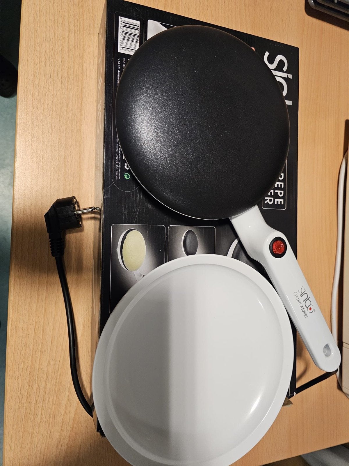 Sinbo Crêpe Maker / Pannenkoekenmaker - Nieuw in doos, Ophalen of Verzenden, Nieuw