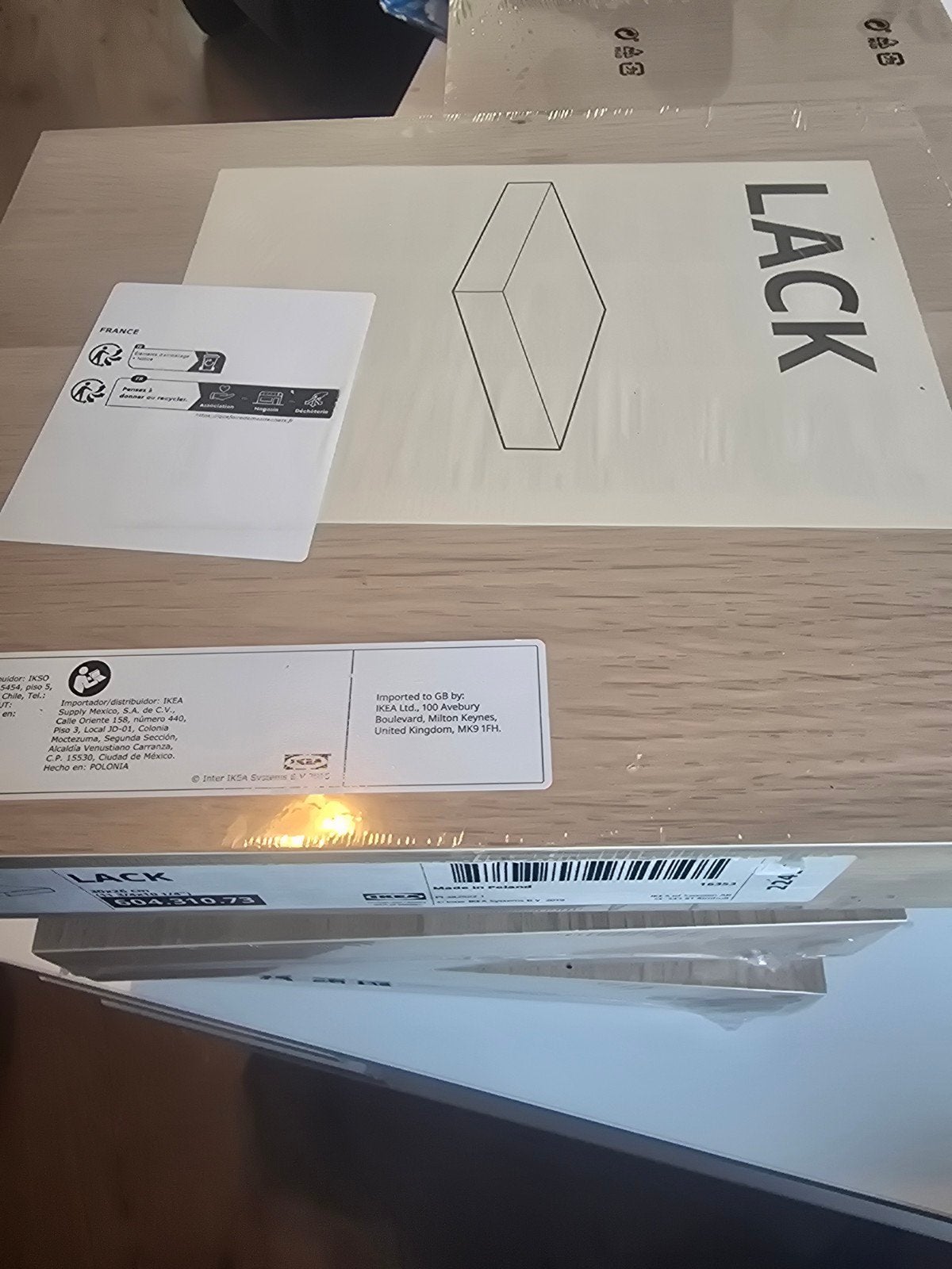 Nieuwe IKEA LACK plank - Wit, ongeopend, Ophalen of Verzenden, Nieuw