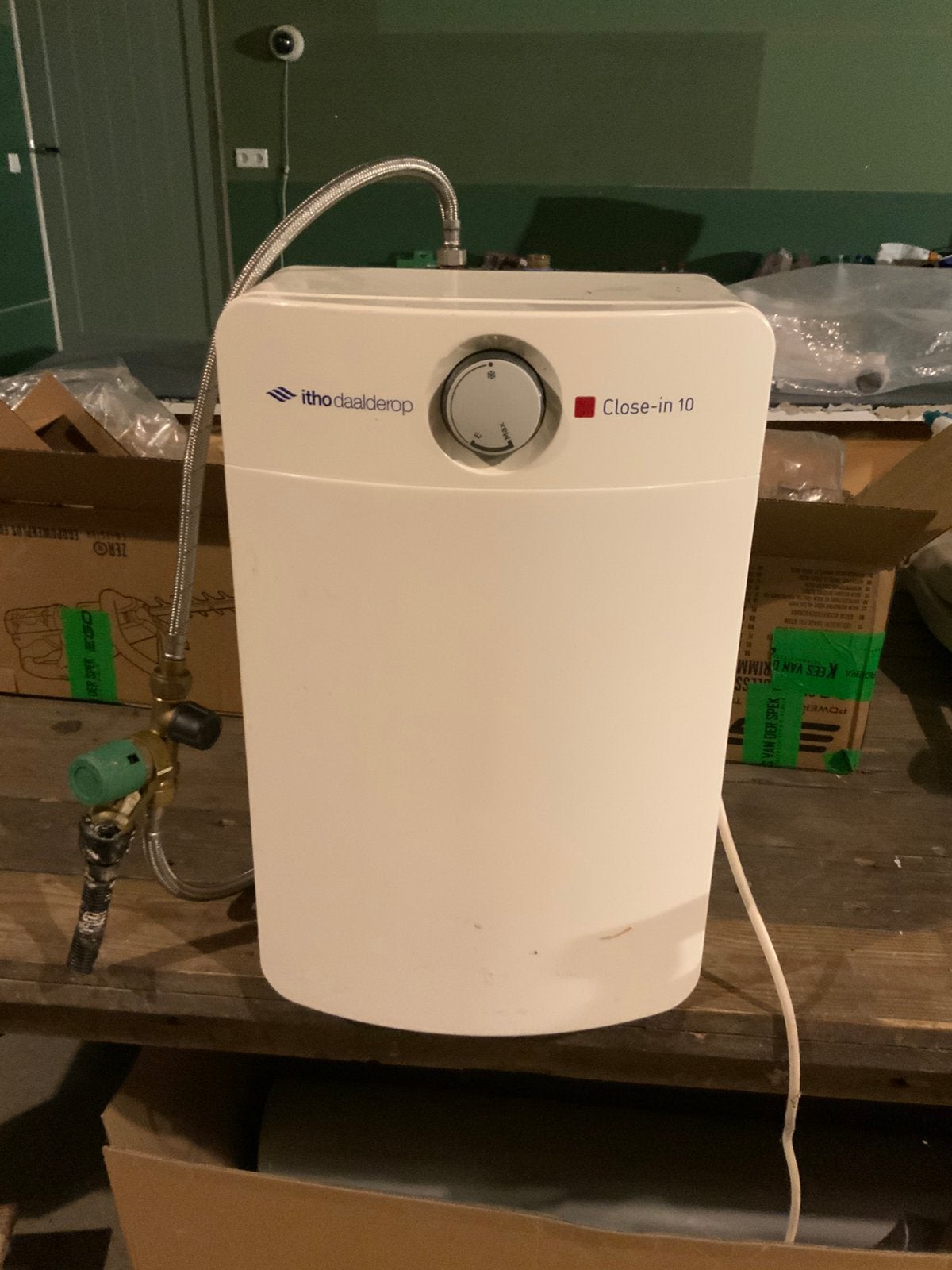 Daalderop Close in boiler, Minder dan 20 liter, Ophalen, Gebruikt, Boiler