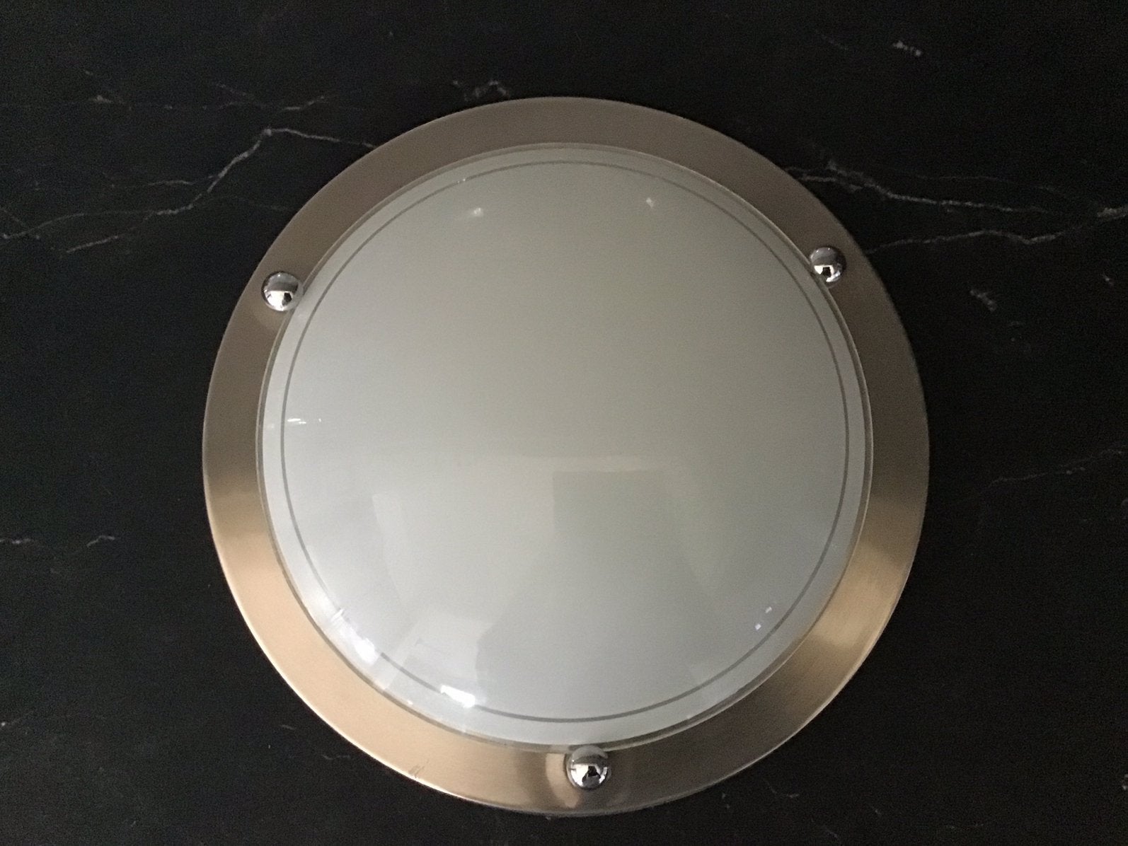 PLAFONDLAMP, Ophalen, Zo goed als nieuw, Glas