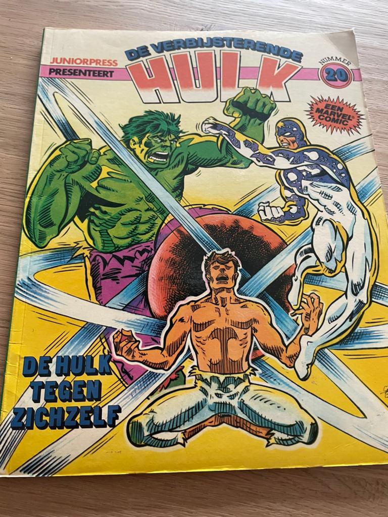 De Verbijsterende Hulk #20: De Hulk tegen Zichzelf (Juniorpr, Eén stripboek, Ophalen of Verzenden, Gelezen