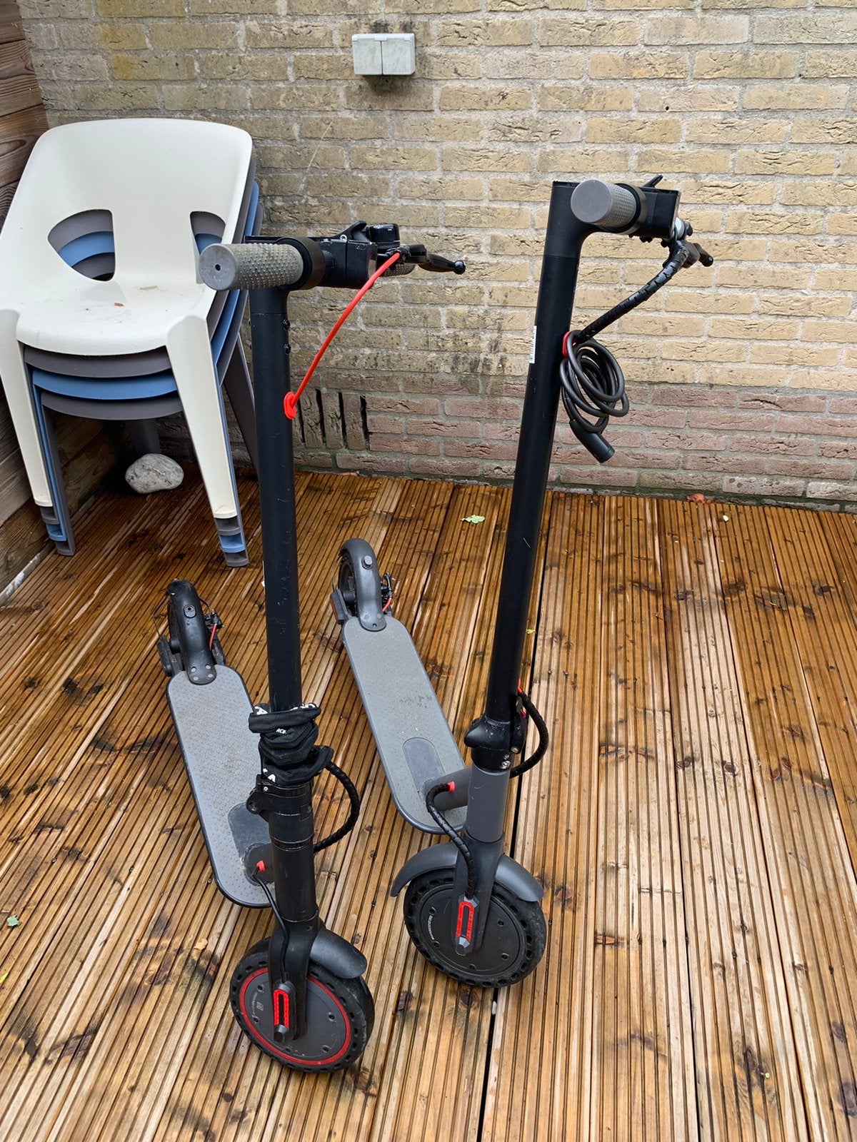 2 elektrische steps, Fietsen en Brommers, Steps, Ophalen, Gebruikt, Elektrische step (E-scooter)