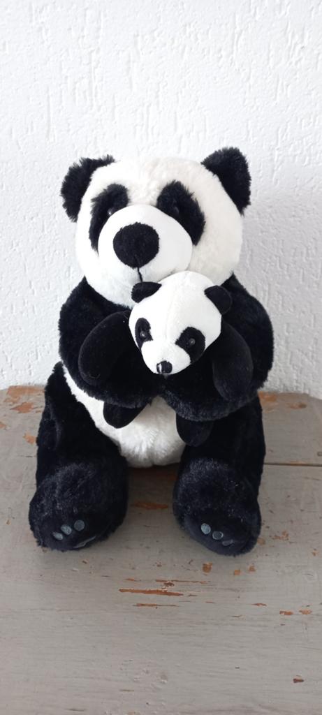 Pandabeer met jong, Ophalen of Verzenden, Beer, Middelgroot (20 tot 80 cm)