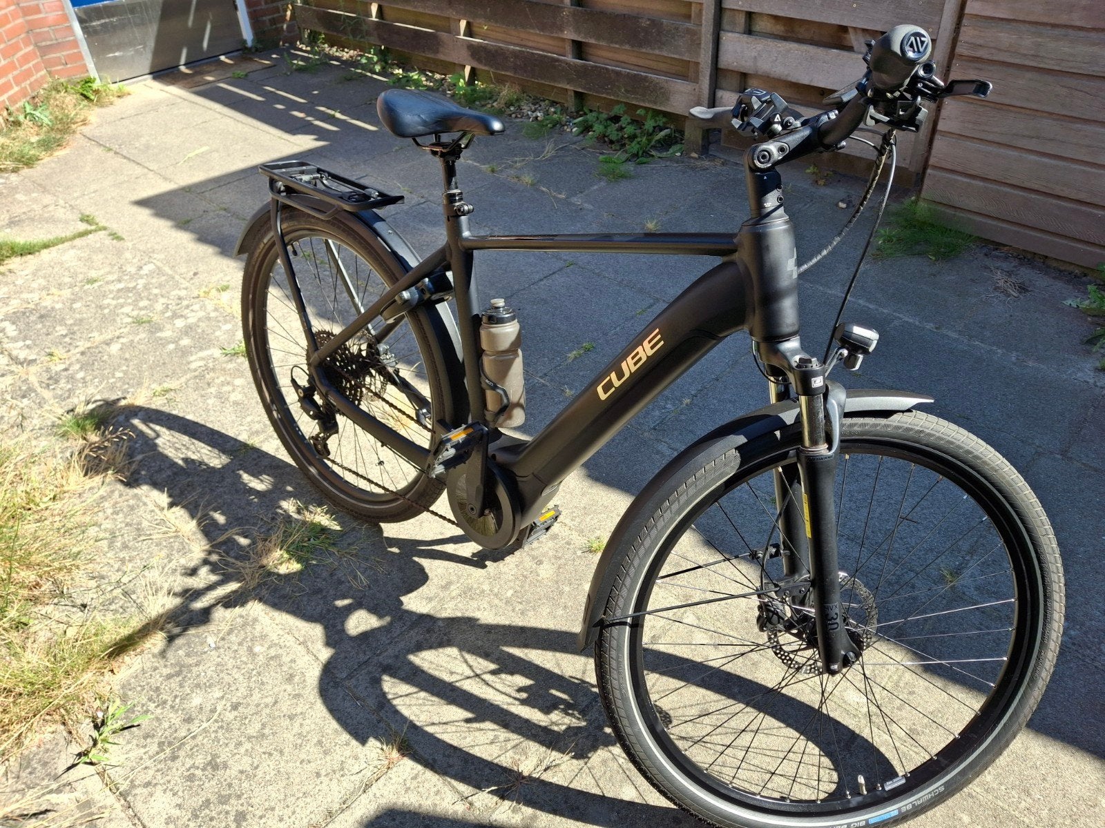 Cube touring hybrid  zwart, Fietsen en Brommers, Elektrische fietsen, Ophalen, Zo goed als nieuw, Cube, 59 cm of meer