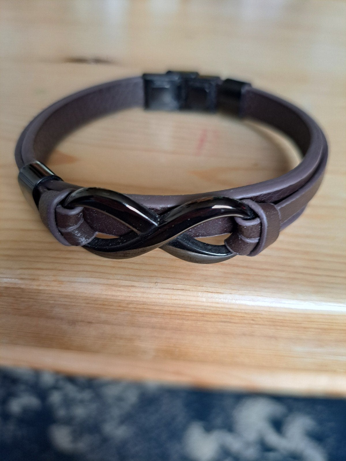 Stoere Herenarmband ongedragen, Ophalen of Verzenden, Nieuw, Bruin, Leer