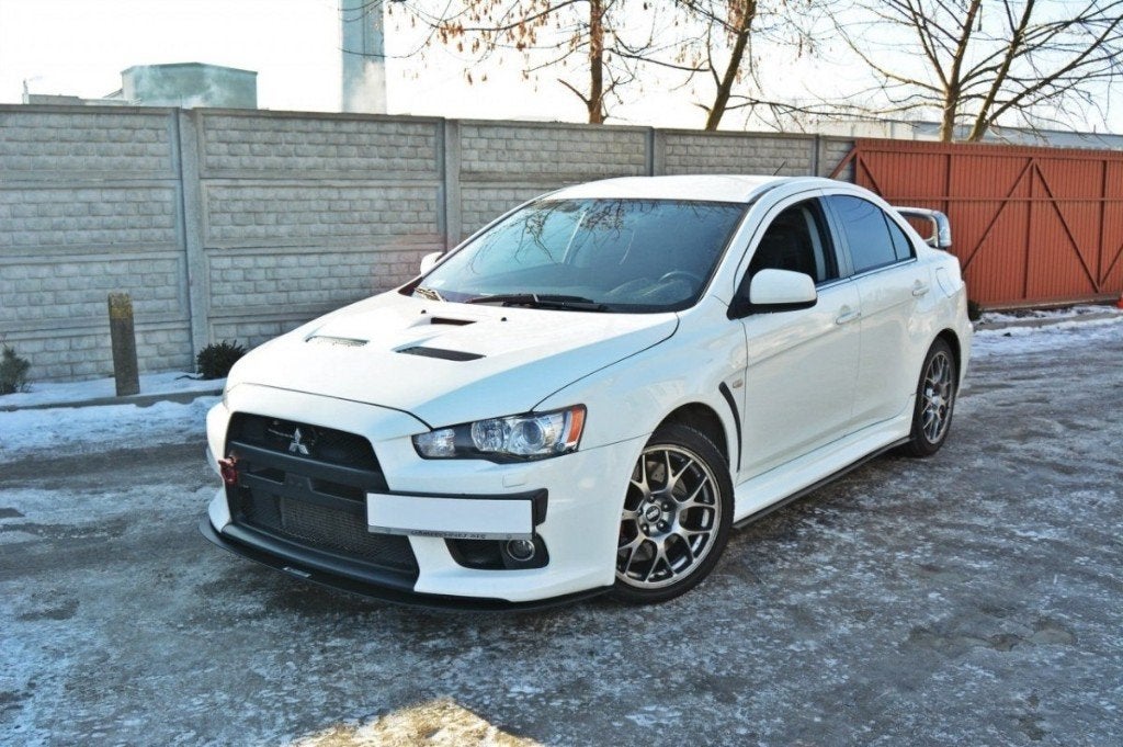 Voorlip spoiler sideskirt diffuser - Mitsubishi Evolution 10