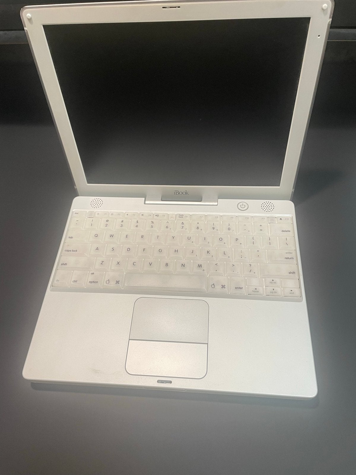 Apple iBook G4 A1005 - Vintage Laptop, Gebruikt, Minder dan 4 GB, Qwerty, Overige groottes
