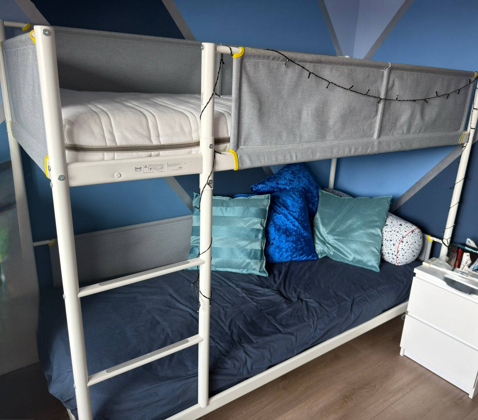 Compleet Ikea  2 persoons stapelbed, Huis en Inrichting, Ophalen, 90 cm, 160 tot 180 cm, Tweepersoons