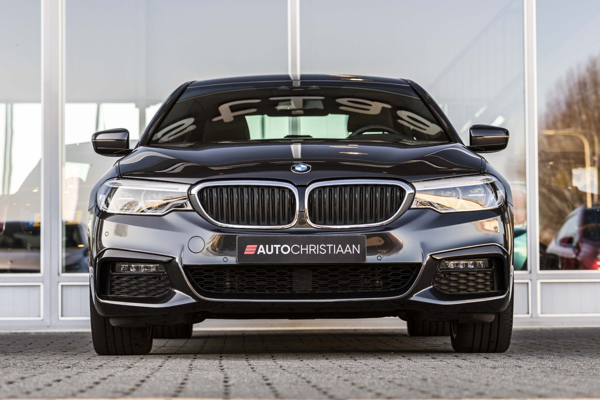 BMW 5 Serie 530e iPerformance eDrive M-Sport | Leder | Memor, Auto's, Achterwielaandrijving, Gebruikt, 4 cilinders, Bedrijf